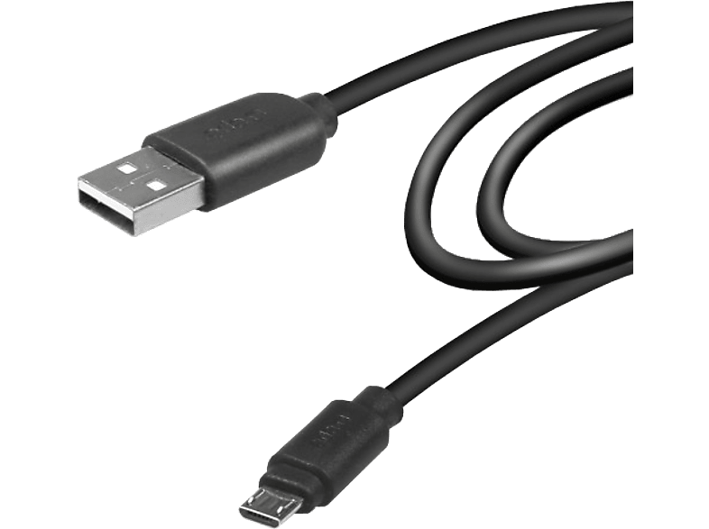 SBS USB - microUSB-kabel Zwart 3 m (TECABLEMICRO3K)