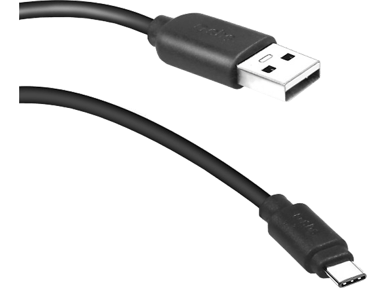 SBS USB - USB-C-kabel Zwart 1.5 m (TECABLEMICROC15K)