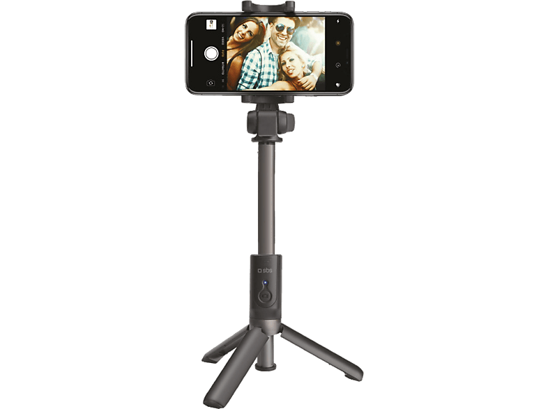 SBS Selfie stick en tripod met afstandsbediening draadloos (TESELFIEBTALTRIPODK)