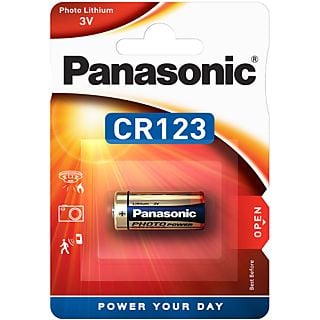 PANASONIC Cylindrische Lithium CR-123 batterij