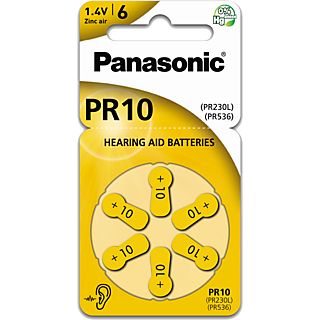 PANASONIC Hoorbatterij PR10 6-pack