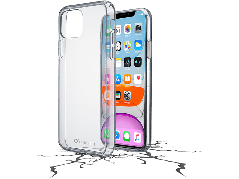 CELLULARLINE Cover Clear Duo iPhone 11 Transparent (CLEARDUOIPHXR2T)