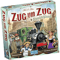ASMODEE Zug um Zug Deutschland Gesellschaftsspiel, Mehrfarbig