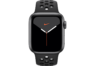 APPLE Watch Nike Series 5 GPS, 40mm Asztroszürke alumíniumtok Antracitszürke/fekete Nike sportszíjjal