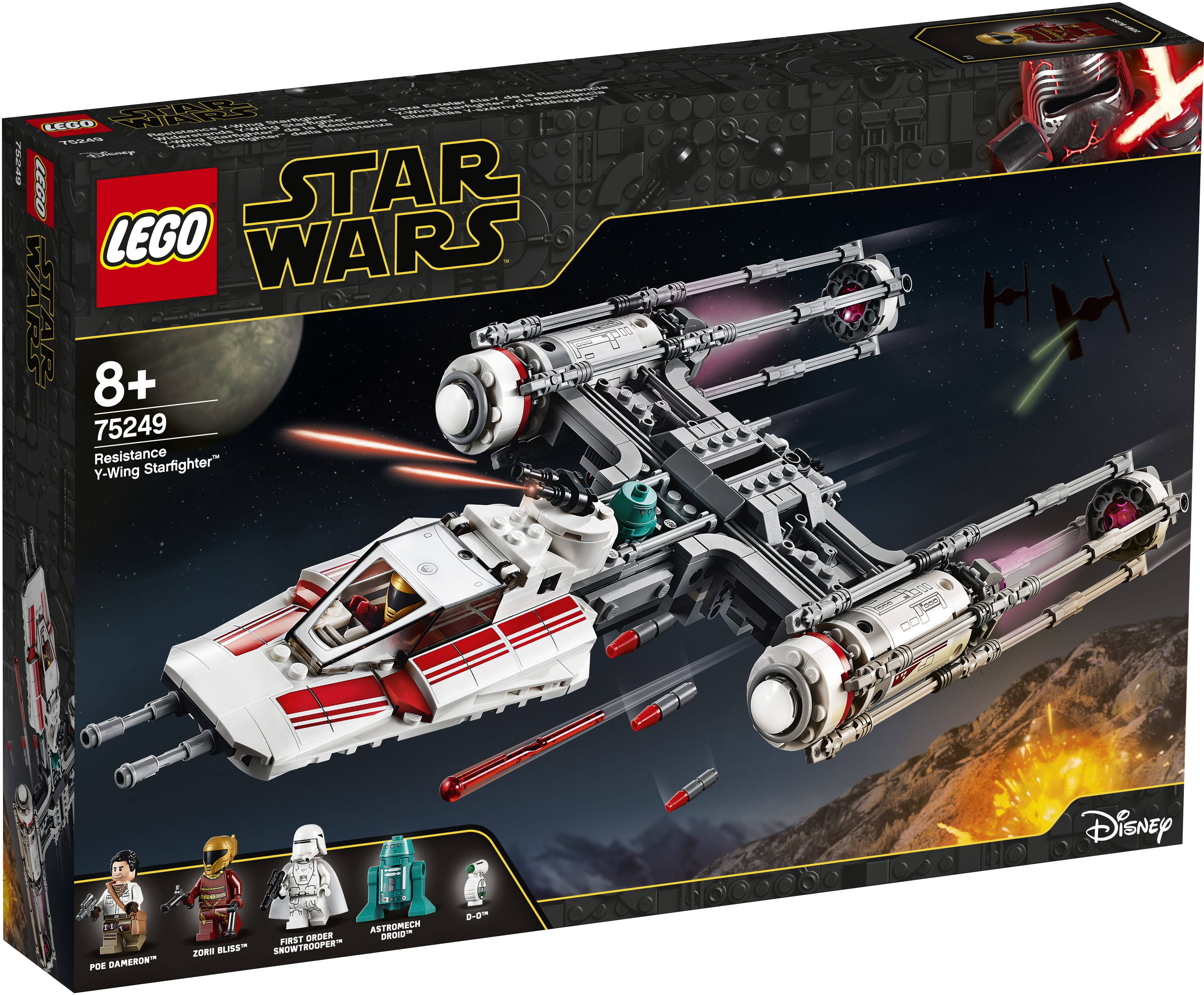 LEGO 75249 Widerstands Y-Wing Starfighter™ Bausatz, Mehrfarbig