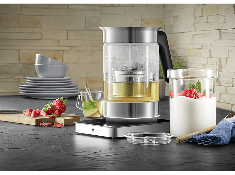 WMF 04.1326.0011 Lumero Wasserkocher (3000 Watt , Cromargan matt/Transparent)