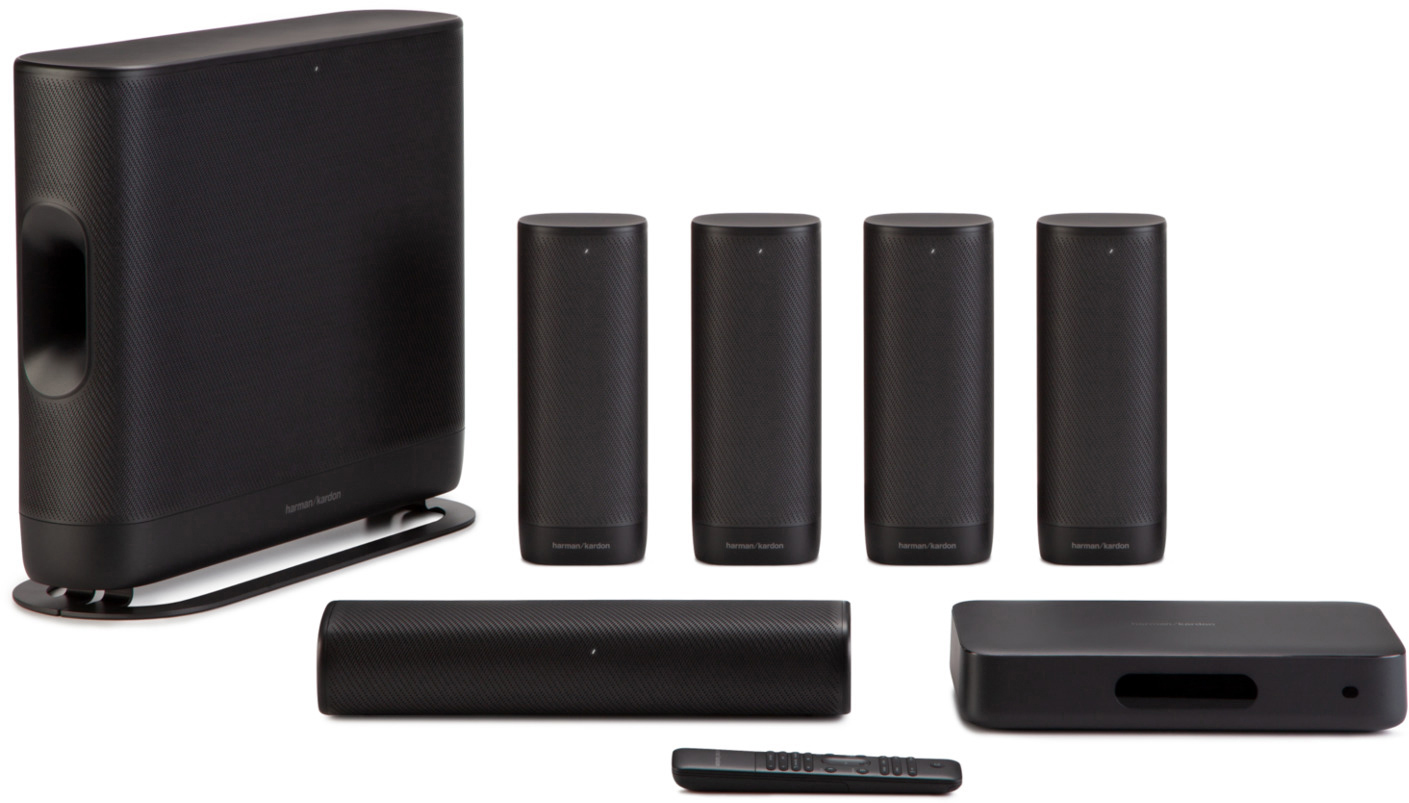 HARMAN KARDON Surround Heimkinosystem, Bluetooth, Schwarz)