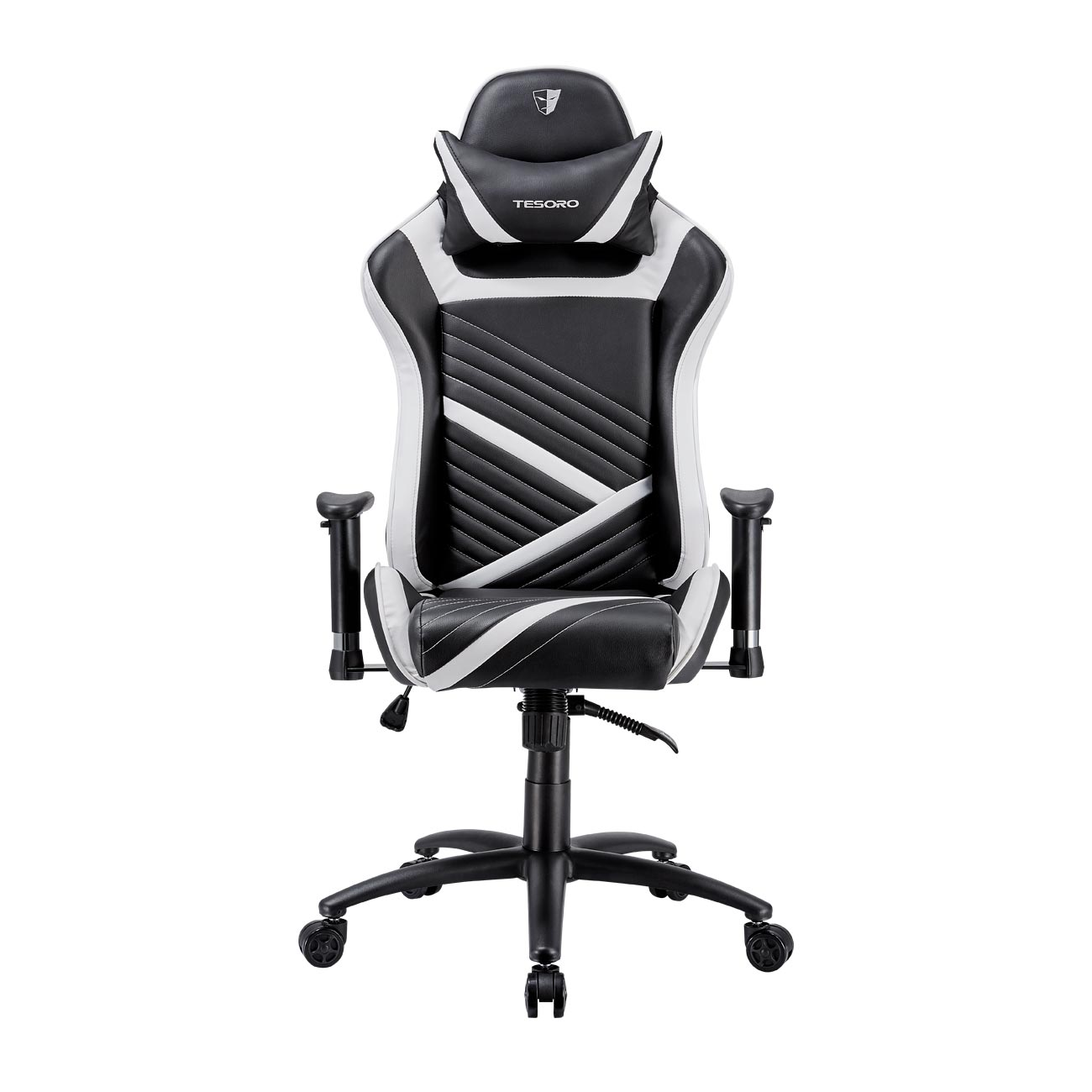 TESORO Zone Speed Gaming Chair Gaming Stuhl, schwarz/weiss