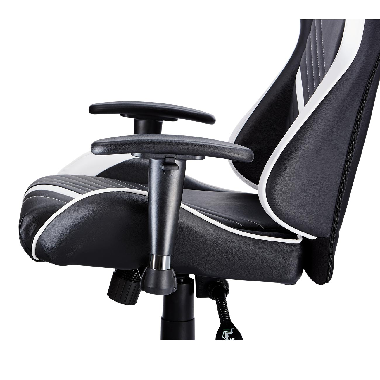 TESORO Zone Speed Gaming Chair Gaming Stuhl, schwarz/weiss