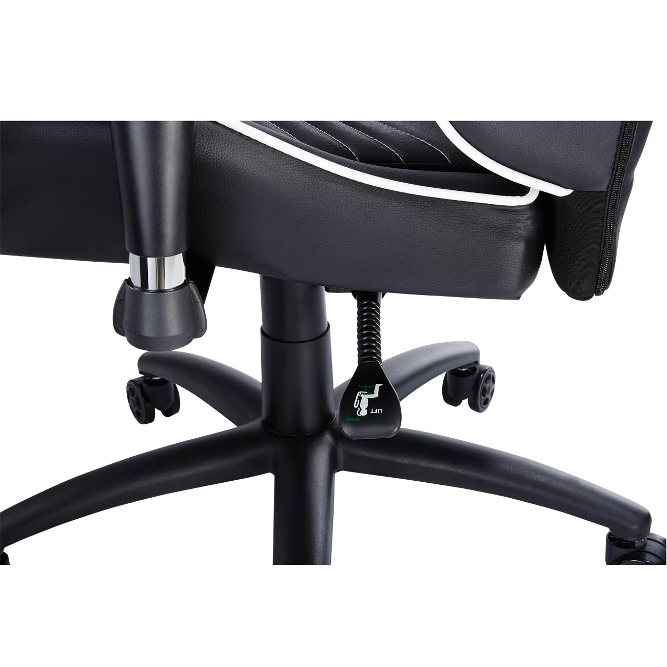 TESORO Zone Speed Gaming Chair Gaming Stuhl, schwarz/weiss