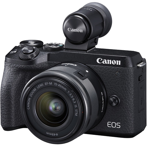CANON EOS M6 Mark II + EF-M 15-45 mm S + EVF elektronikus kereső