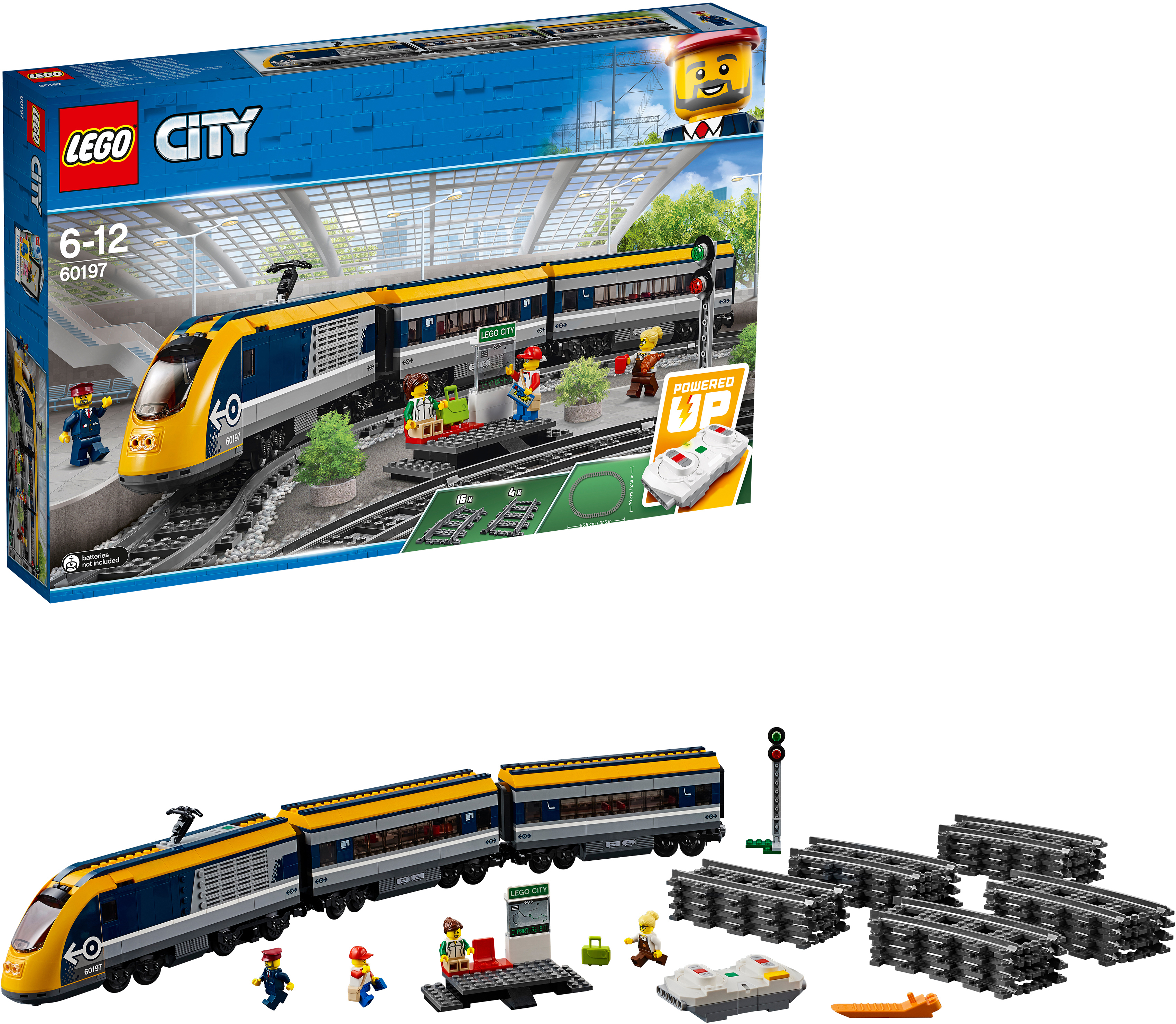 LEGO City 60197 Personenzug Bausatz, Mehrfarbig