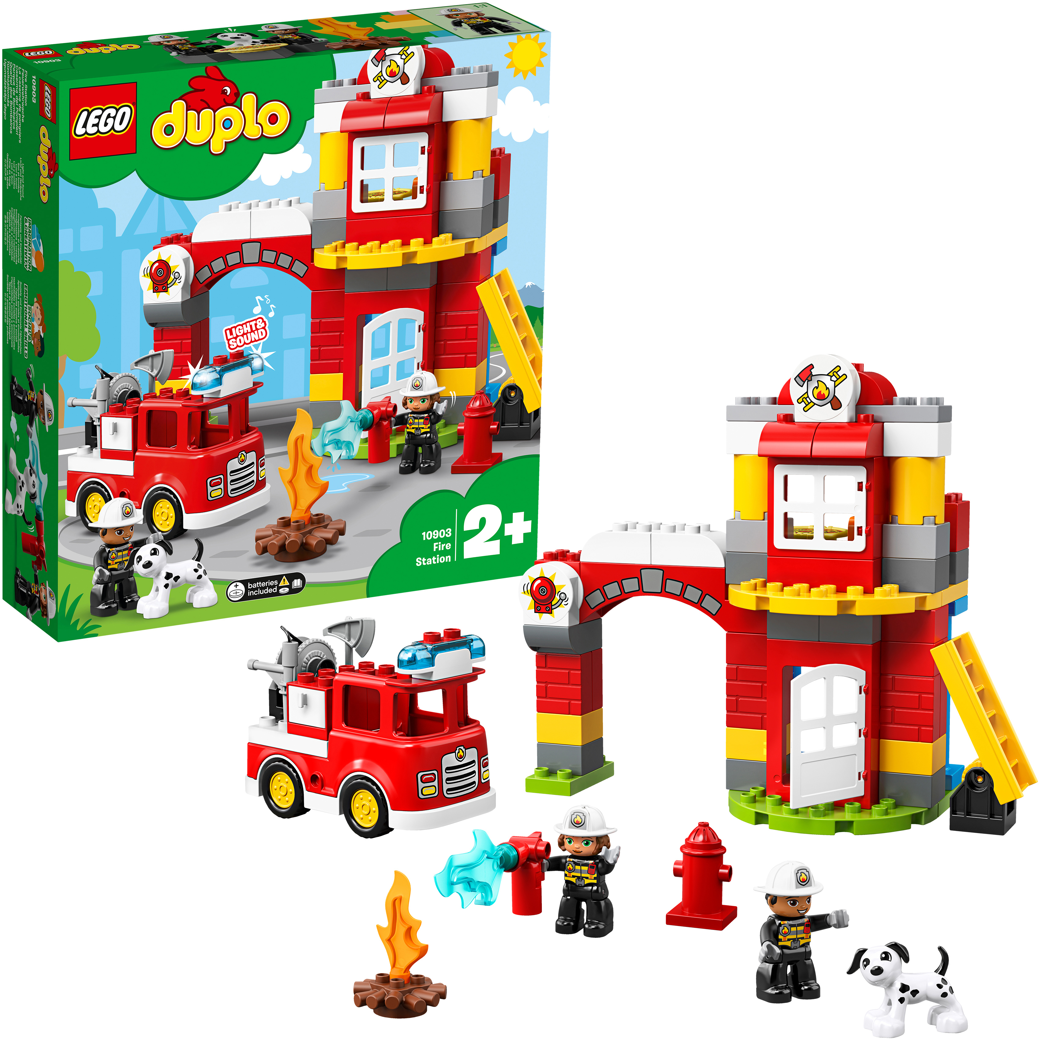 LEGO 10903 Feuerwehrwache Bausatz, Mehrfarbig