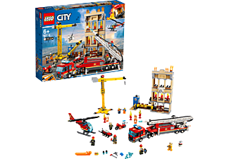 LEGO 60216 Feuerwehr in der Stadt Bausatz, Mehrfarbig