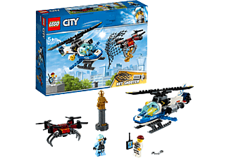 LEGO 60207 Polizei Drohnenjagd Bausatz, Mehrfarbig