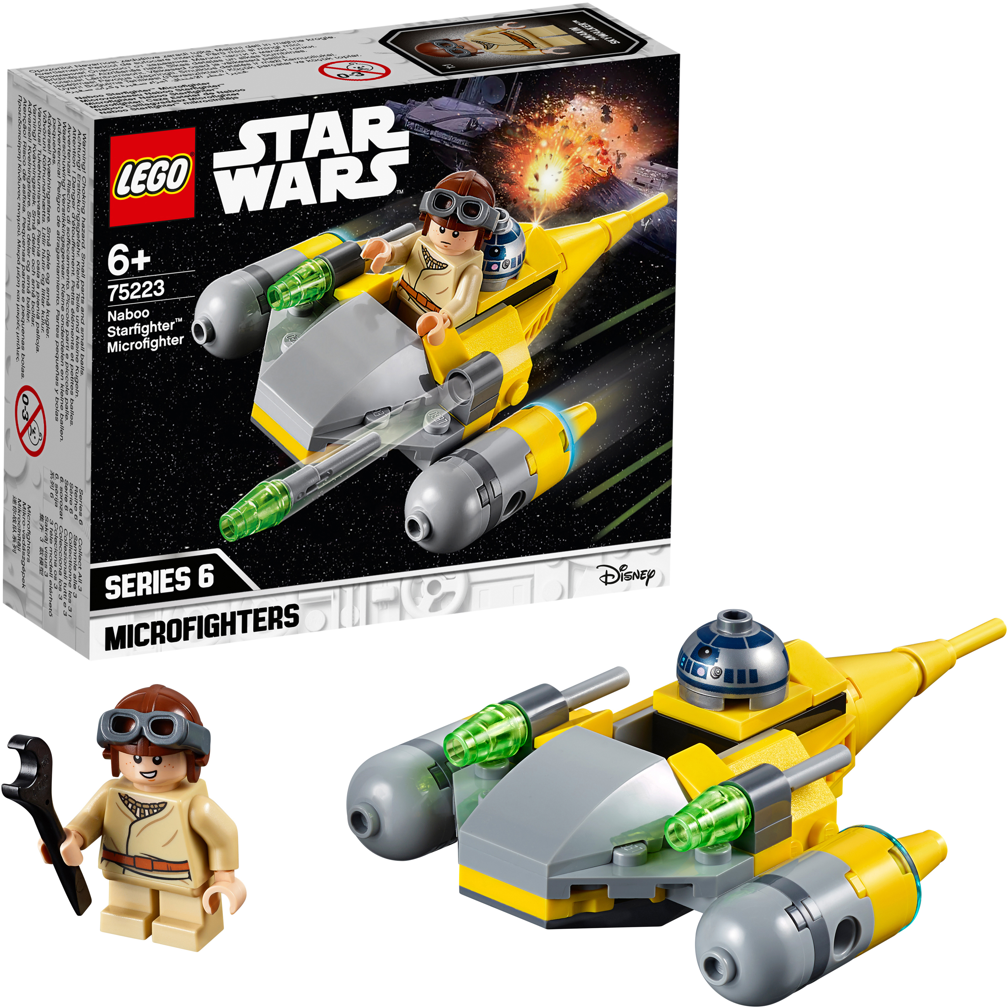 LEGO 75223 Naboo Starfighter™ Microfighter Bausatz, Mehrfarbig