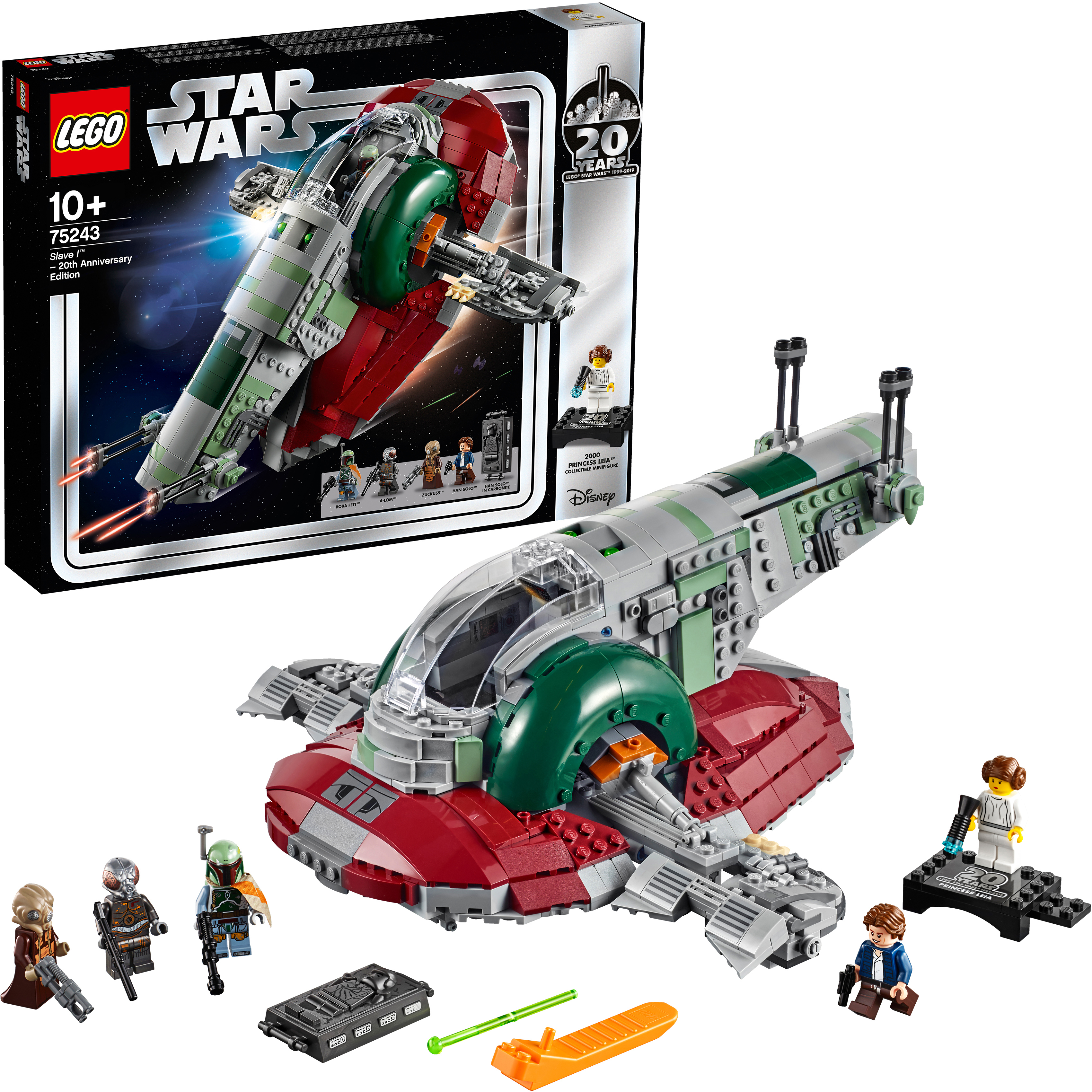 LEGO 75243 Slave I™ – 20 Jahre LEGO Star Wars Bausatz, Mehrfarbig