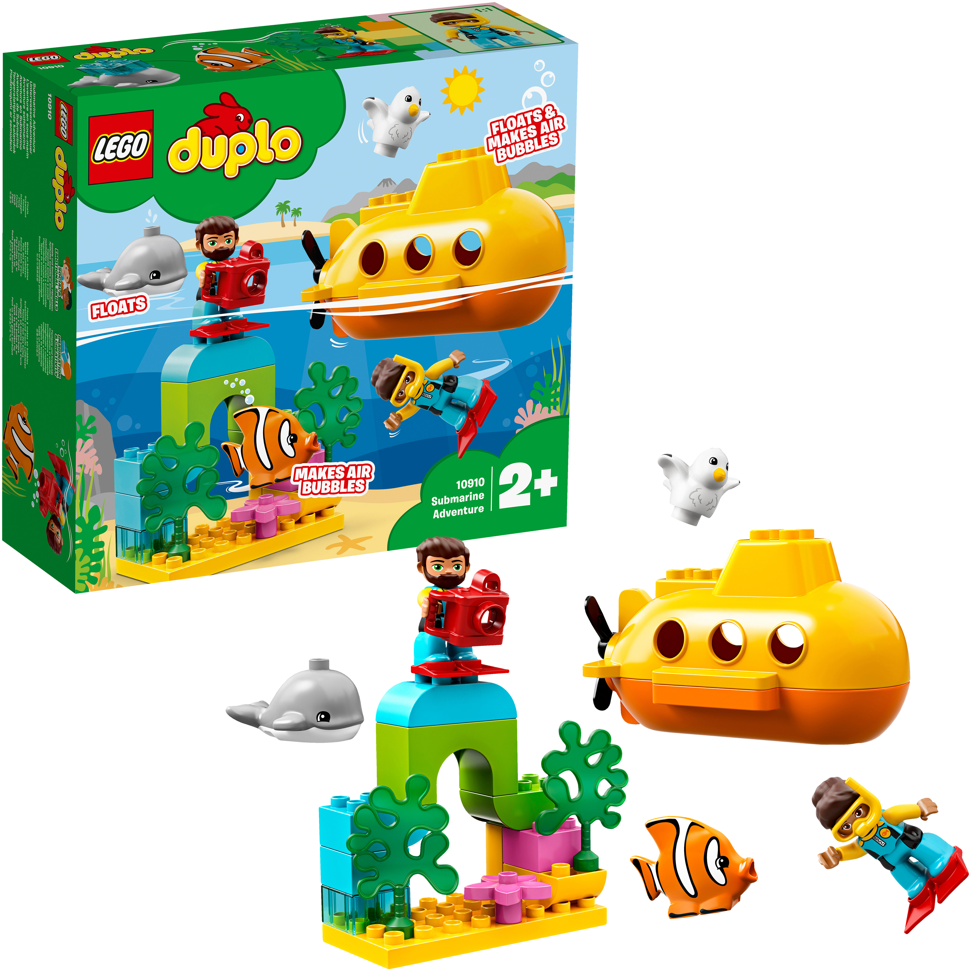 LEGO 10910 U-Boot-Abenteuer Bausatz, Mehrfarbig