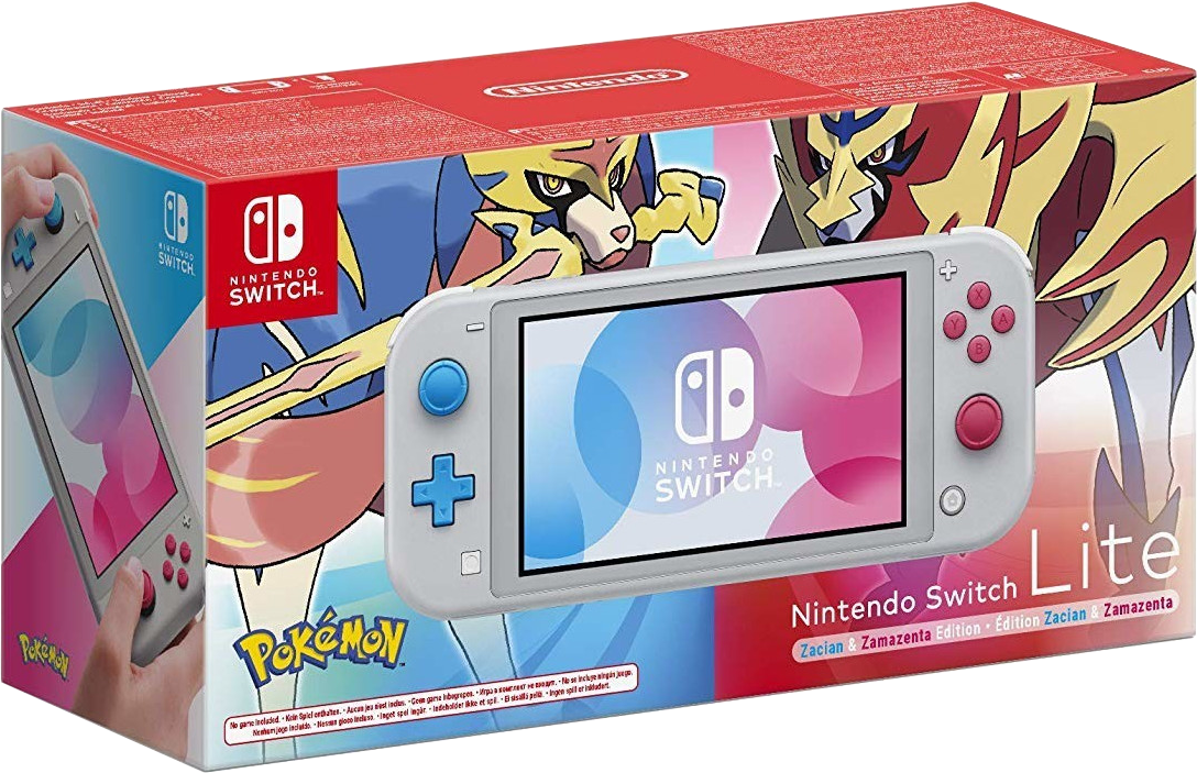 Switch Lite: Zacian & Zamazenta Edition - Spielekonsole - Hellgrau