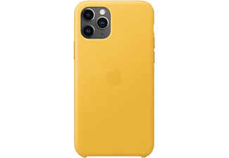 APPLE iPhone 11 Pro bőr tok - citromsárga