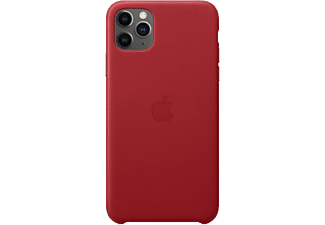 APPLE iPhone 11 Pro Max bőr tok - piros