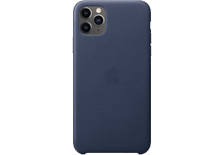 APPLE iPhone 11 Pro Max bőr tok - sötétkék