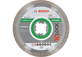 BOSCH X-LOCK Gyémánt vágókorong Standard for Ceramic, ø 125 x 22,23 x 1,6 x 7 mm, 1 db (2608615138)