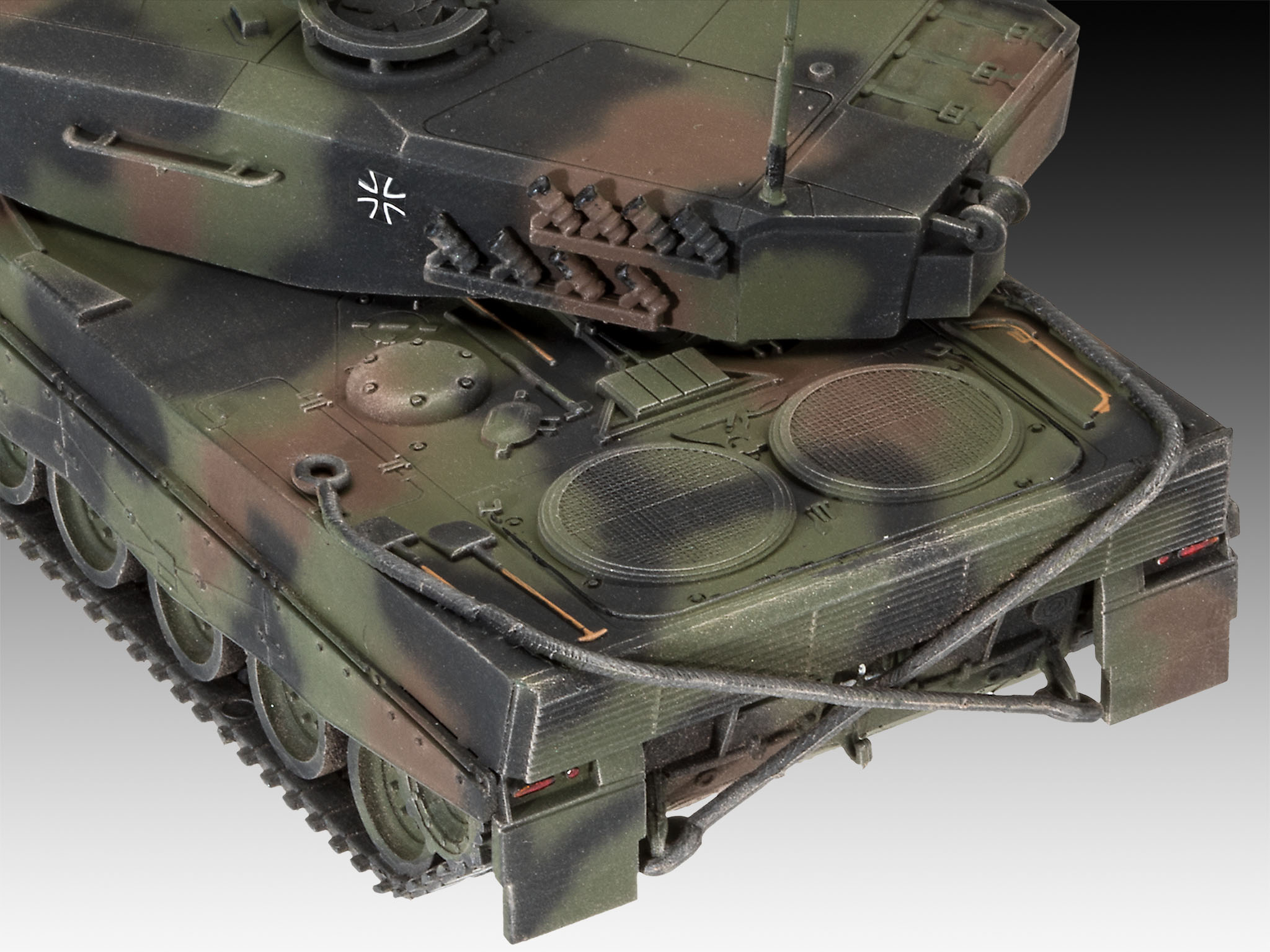 Mehrfarbig Leopard 2A4 50-3 Panzer, + REVELL \