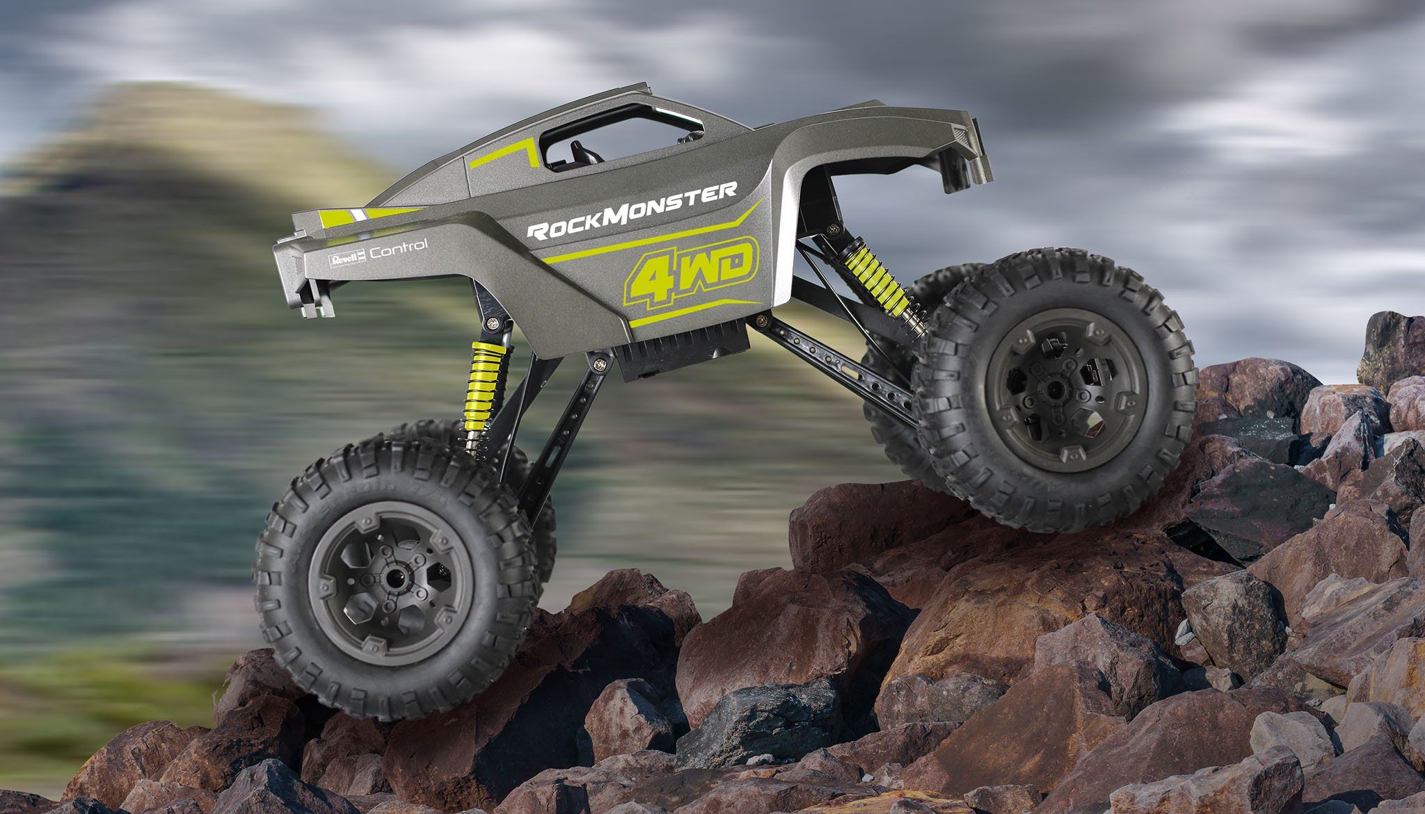 REVELL Crawler "ROCK MONSTER" R/C Spielzeugmonstertruck, Mehrfarbig