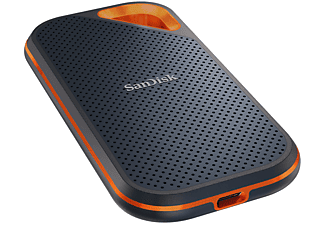SANDISK Extreme PRO® Portable Festplatte, 1 TB SSD, 2,5 Zoll, extern, Grau/Orange