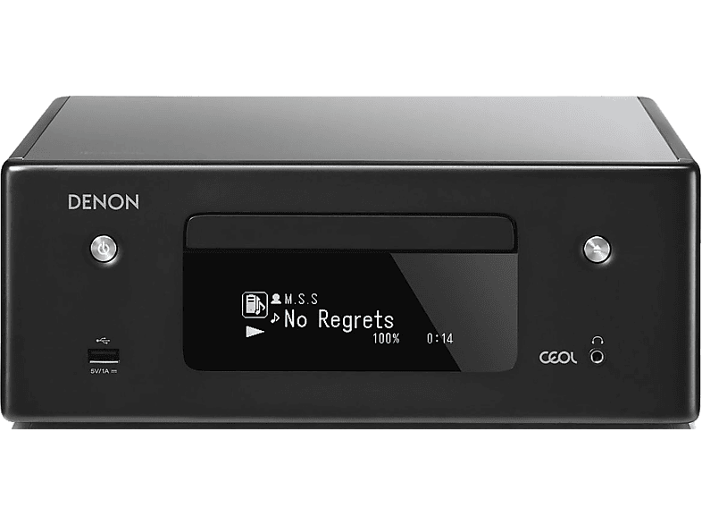 DENON Miniketen Hi-Fi Bluetooth Zwart (RCDN10BKE2)