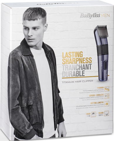 Eine Produktbox zeigt einen Mann mit Haarschnitt und einen Haarschneider mit Text.