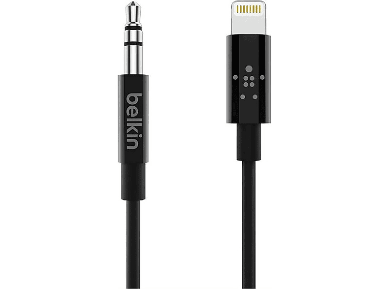 Cable Audio - Belkin AV10172BT03-BLK, 0.9 m, 3.5 mm, Negro