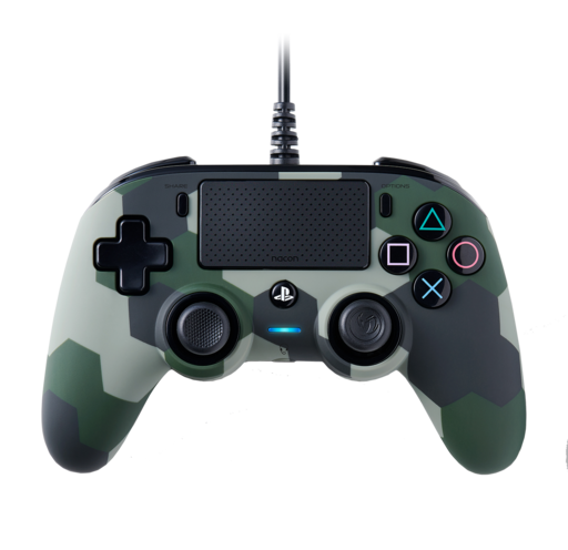 Nacon Wired Compact Controller for PlayStation 4 Camo Green