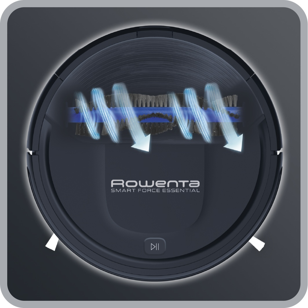 ROWENTA RR 6825WH EXPLORER 20 Saugroboter (Schwarz, Laufzeit: 150 min.)