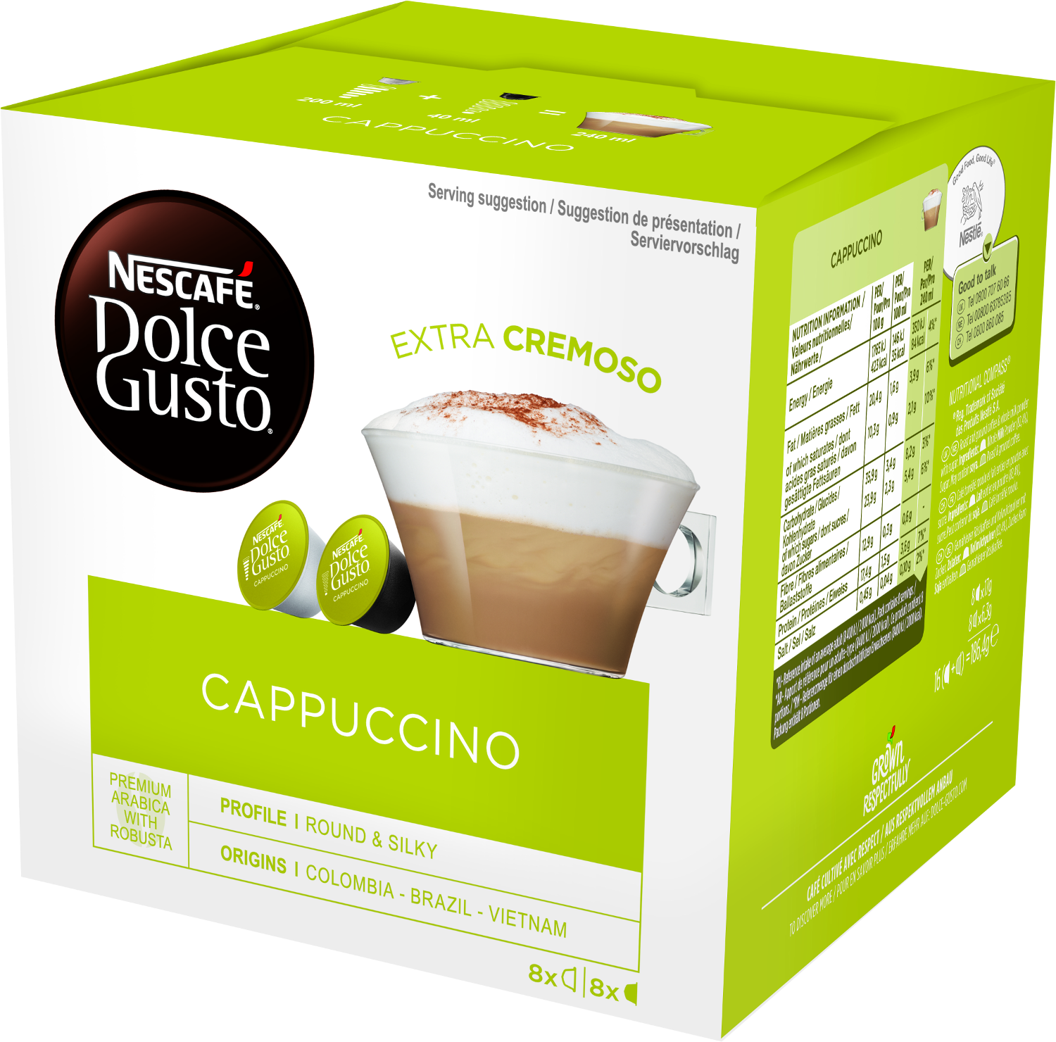 NESCAFÉ Cappuccino - Kaffekapseln