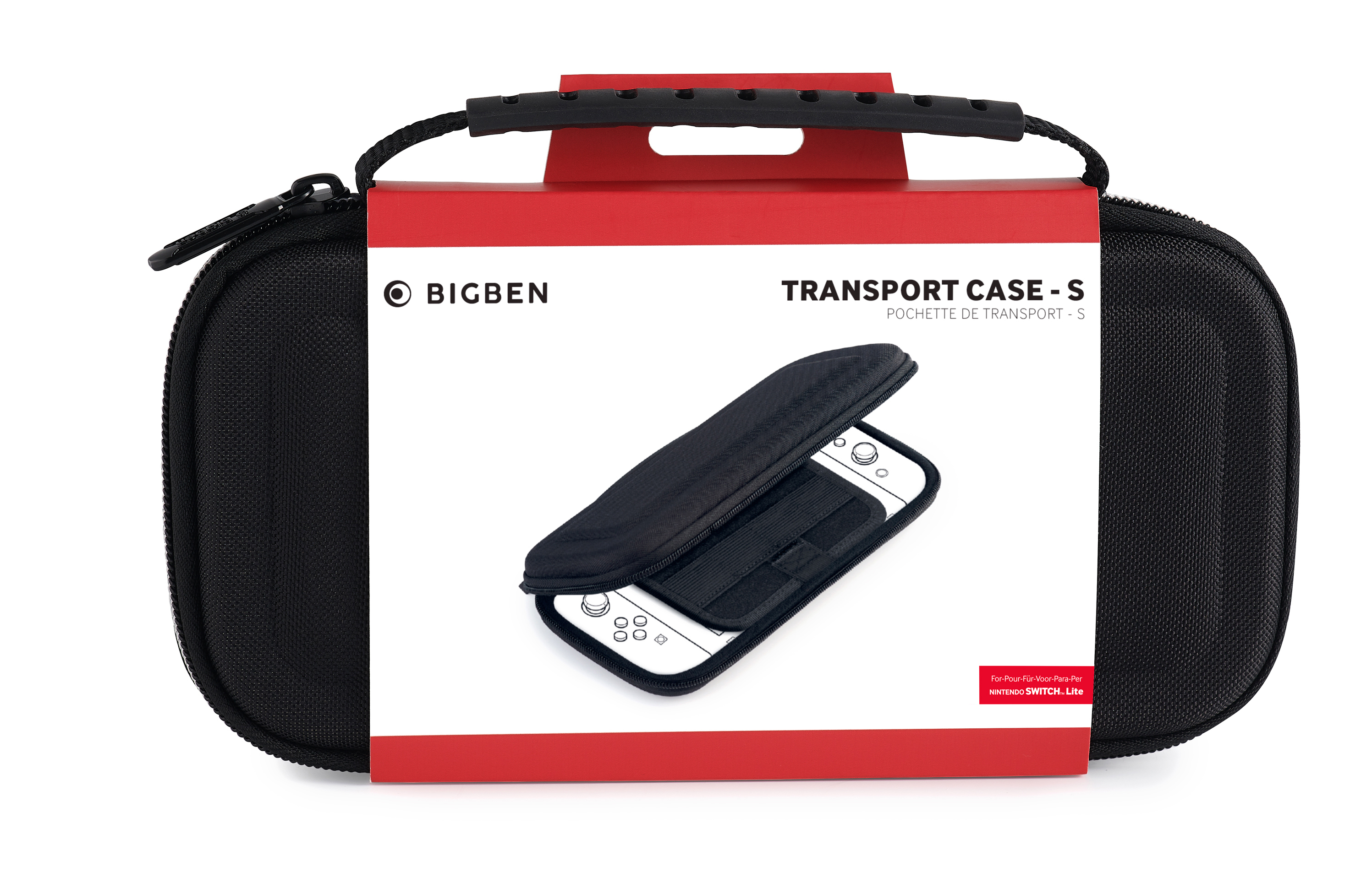 BIGBEN Classic Black SWITCH™ LITE Transporttasche, Schwarz