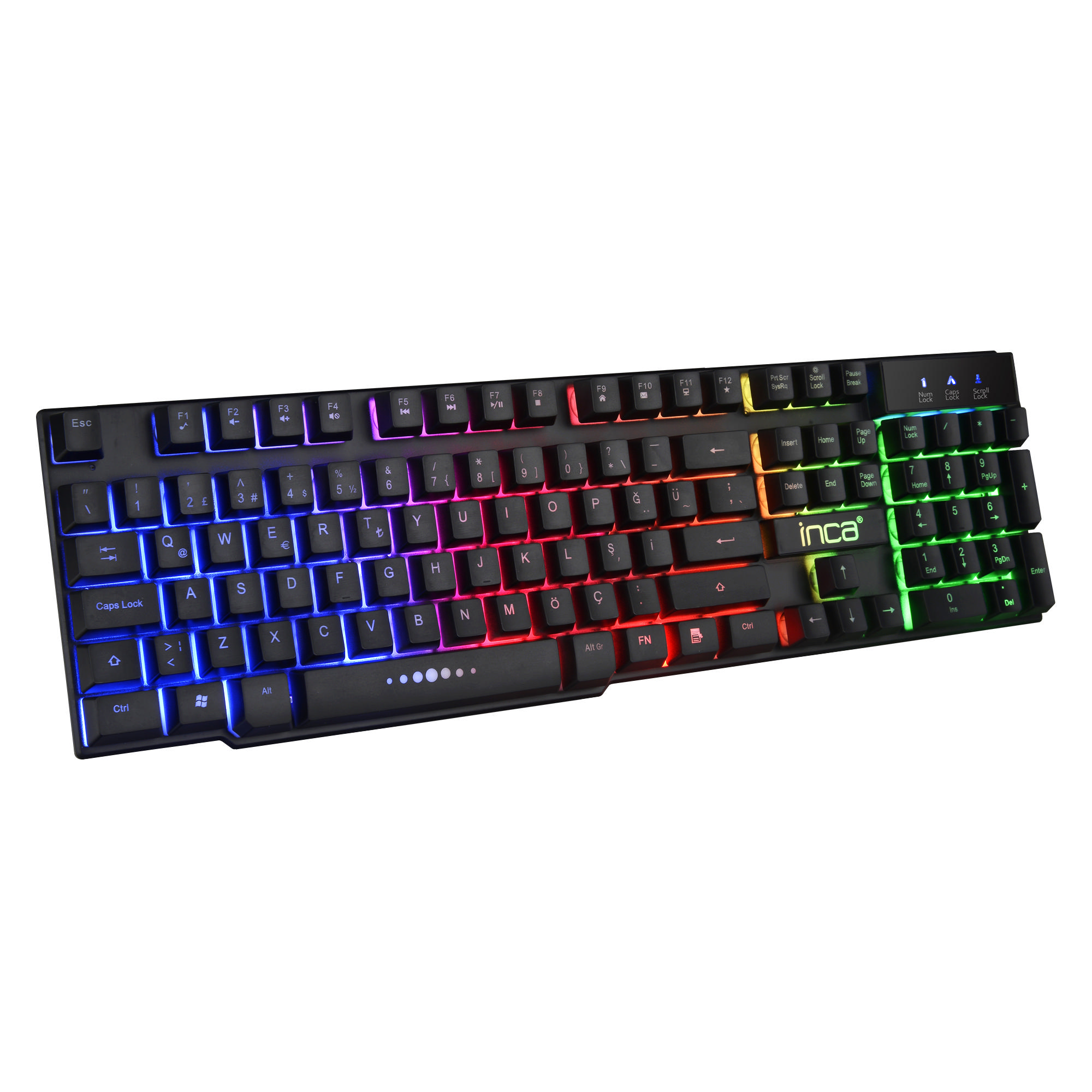INCA IKG-446 Rainbow Efect  Mekanik Hisli Gaming Klavye