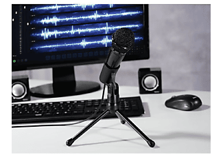 Micrófono | Hama MIC-P35 AllRound (139905), Trípode, Negro