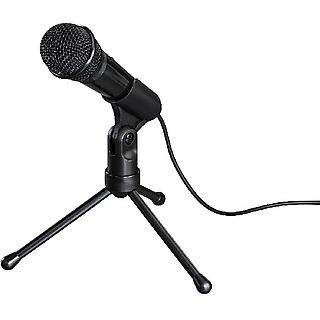 Micrófono - Hama MIC-P35 AllRound (139905), Trípode, Negro