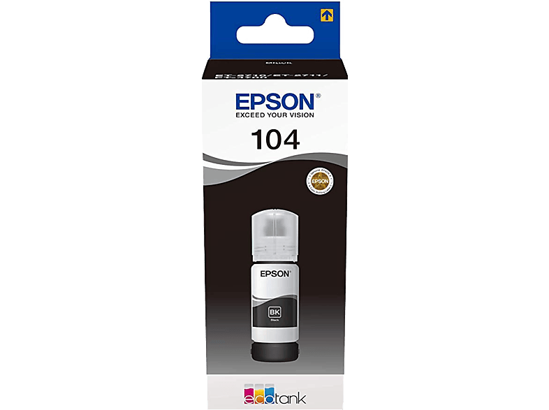 EPSON 104 EcoTank Zwart (C13T00P140)