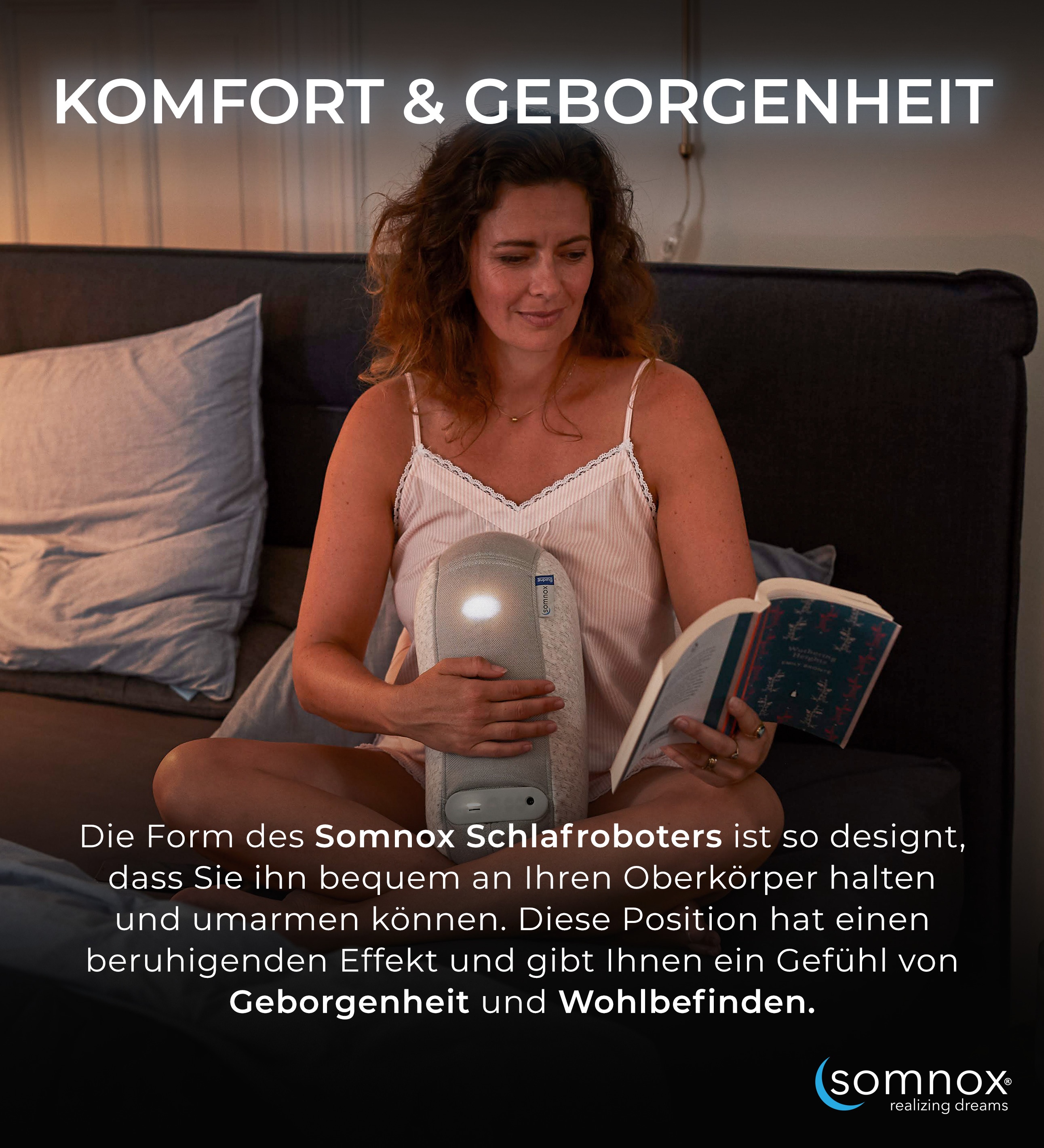 SOMNOX 100.01.101 Schlafroboter Weiß/Grau