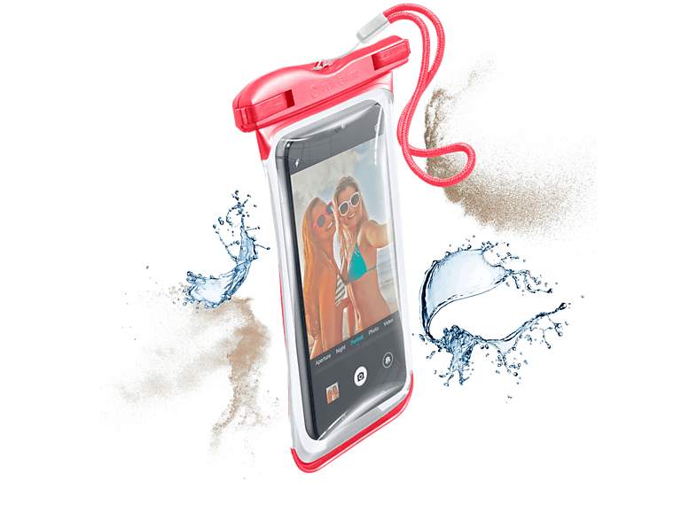 CELLULARLINE Waterdichte hoes voor smaartphone 6.1'' Roze (VOYAGER19P)