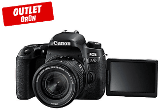 CANON EOS 77D 18-135 IS STM Fotoğraf Makinesi Siyah Outlet 1174721