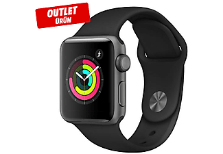 APPLE S3 Gps 38mm Uzay Grisi Alüminyum Kasa Kordon MQKV2TU/A- MTF02TU/A Outlet 1176581