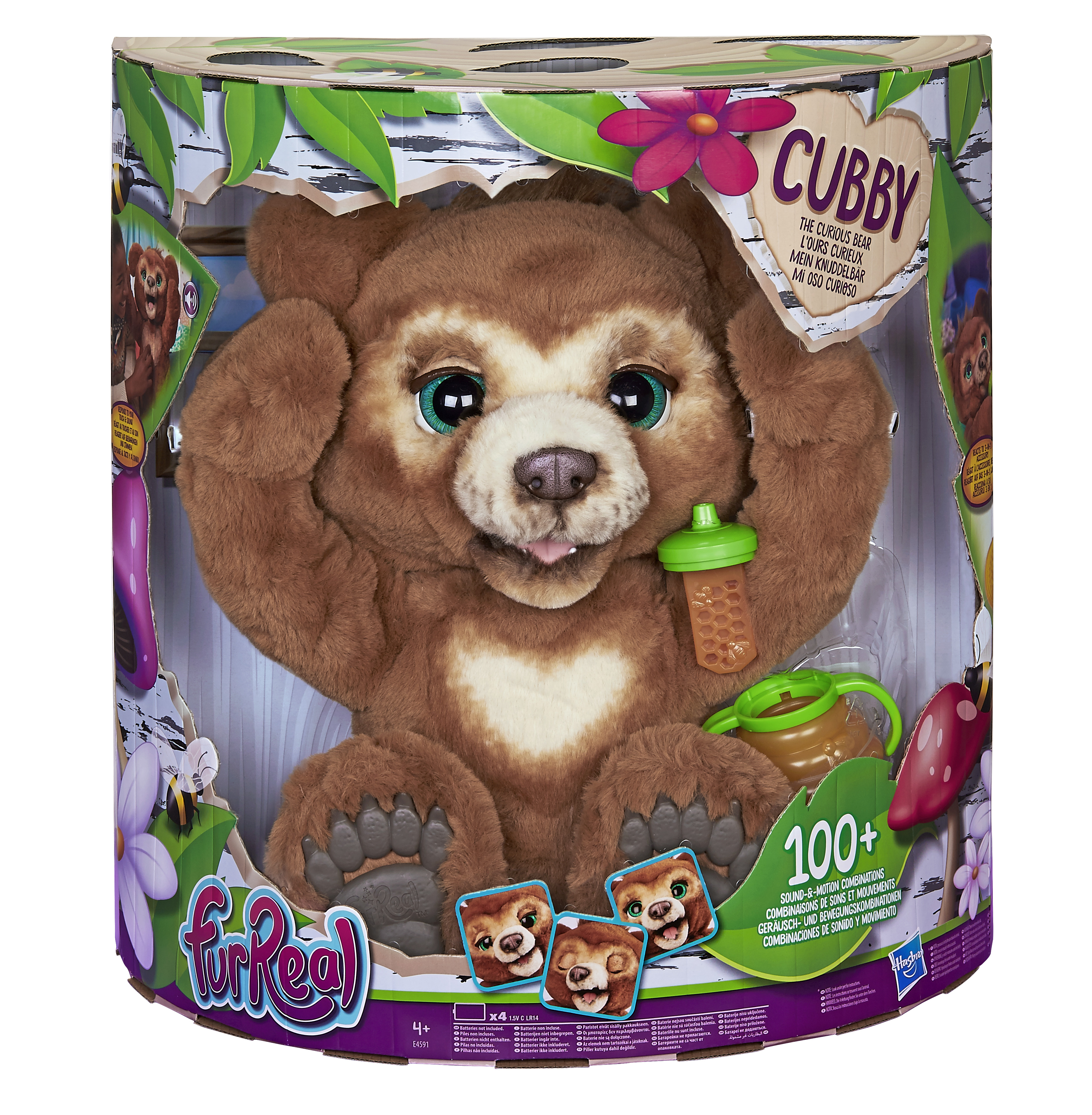 HASBRO furReal Cubby, mein Knuddelbär Spielset Mehrfarbig