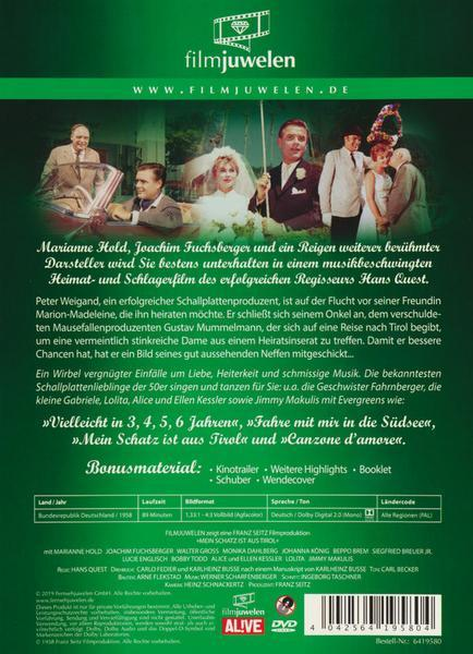 DVD-Hülle mit Text. Das Cover hat ein Bild von Menschen in einem Auto. Grüner Hintergrund.