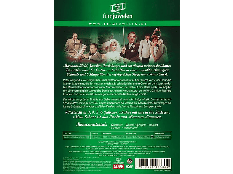 Thumbnail - Mein Schatz ist aus Tirol DVD