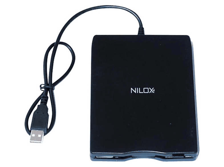 Lector de disquete  Nilox 10NXFD0800001, USB 2.0, Externo, Negro