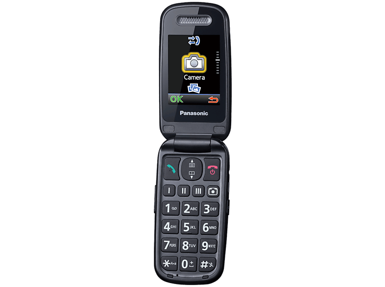 PANASONIC GSM easy use Zwart (KX-TU466EXWE)